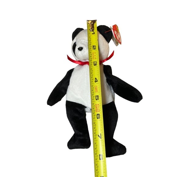 Ty Beanie Babies "Fortune the Panda Bear” 1997 Plush - Picture 12 of 12